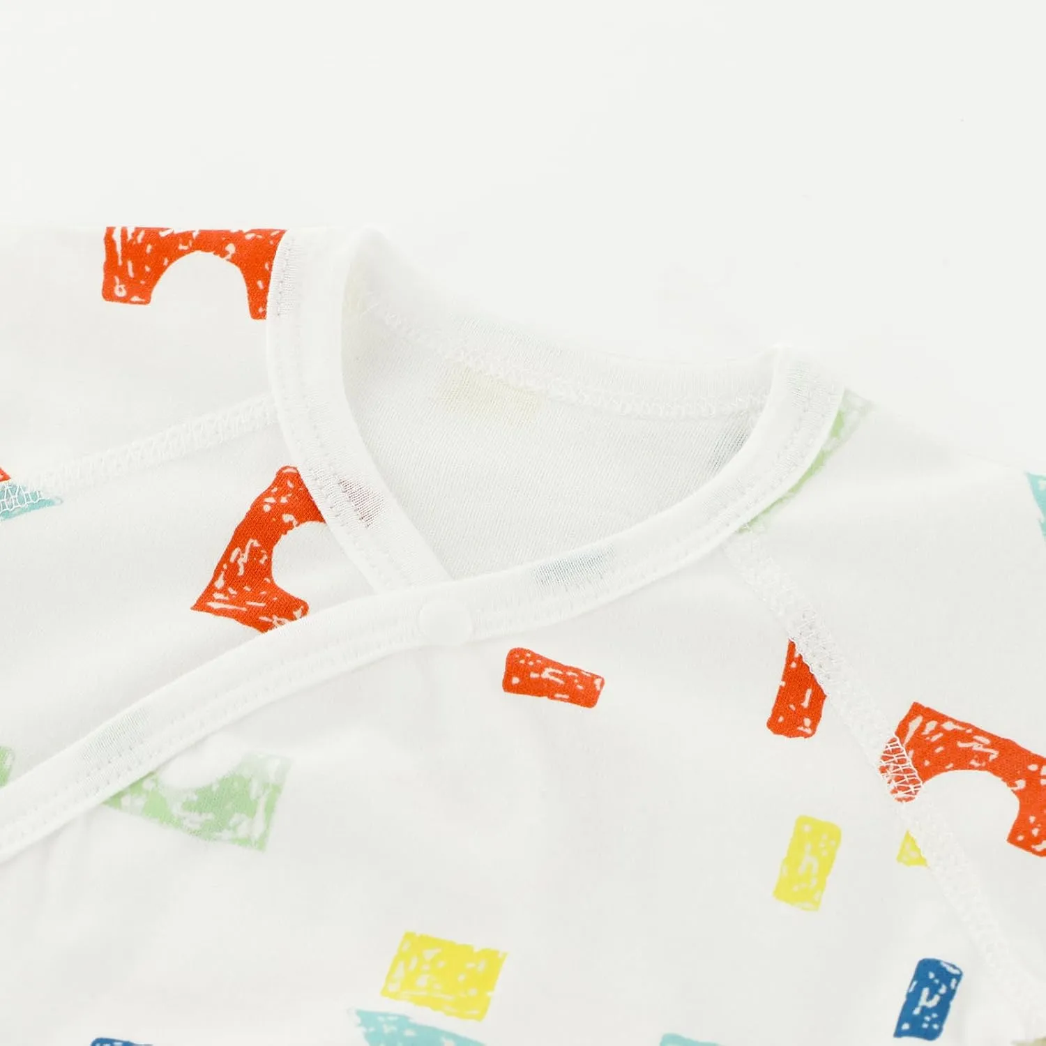 Premie Side Snap Baby Shirt for Preemie Baby, Purcotton Side Snap Tees for Newborn Baby Girls&Boys