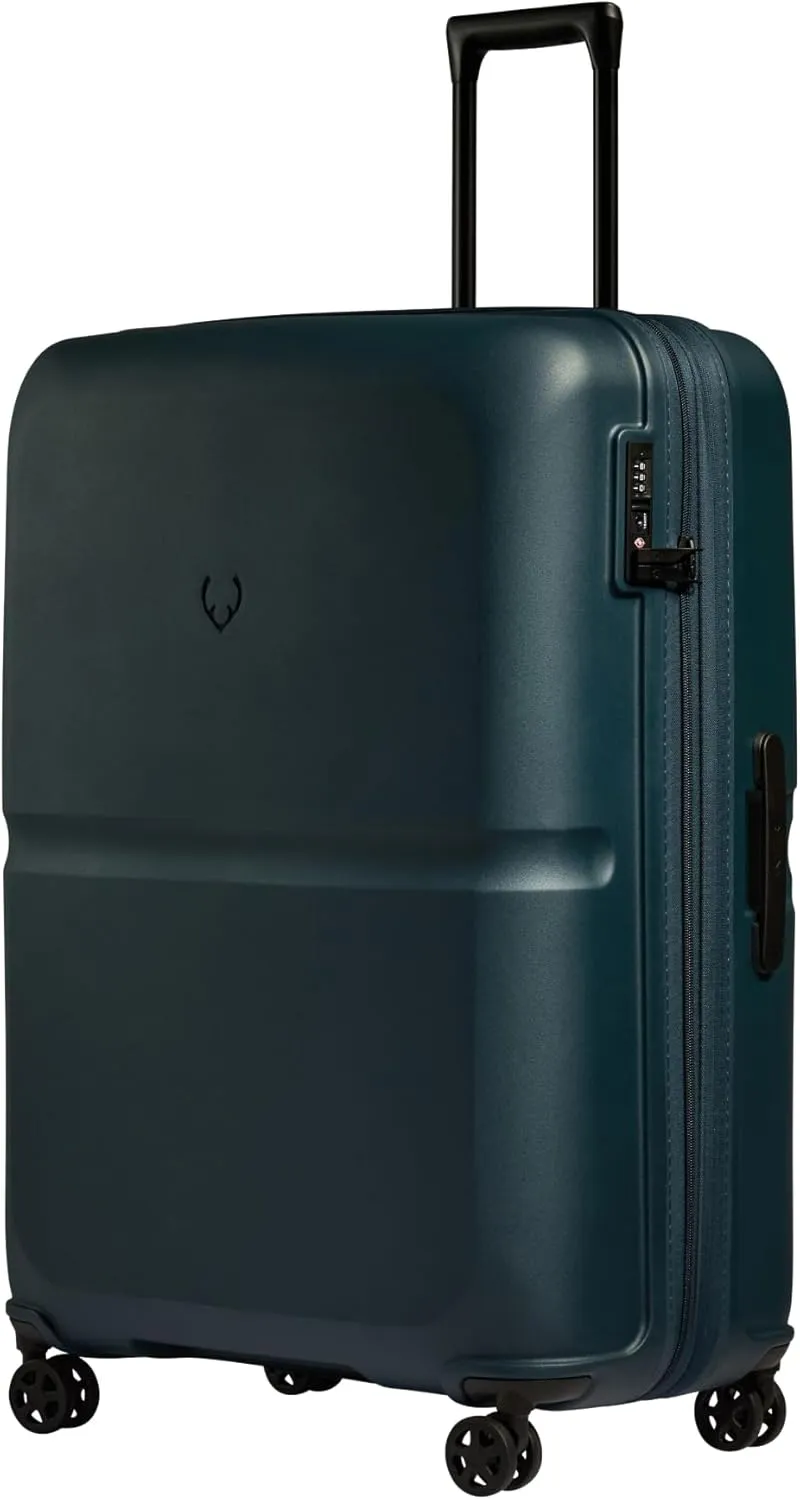 Single Stripe Hardside Luggage 32 Inch Large Suitcase - Durable, Lightweight & Expandable, 4 Spinner Wheels - Adjustable Handle, TSA Lock - Indigo