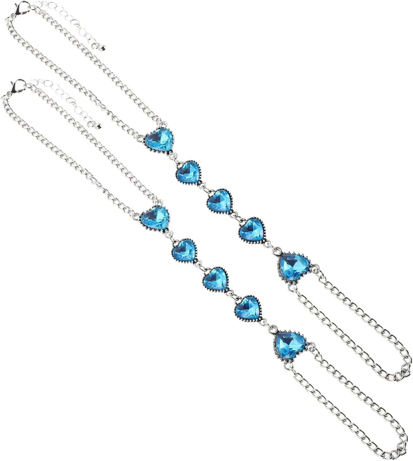 SOIMISS 2pcs Stylish Beach Anklet for Women Comfortable Foot Chain for Summer Occasions Elegant Barefoot Sandals with Versatile Pairing