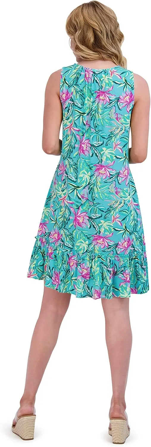 Stella Parker Women's Ruffle Hem Tassel Dress