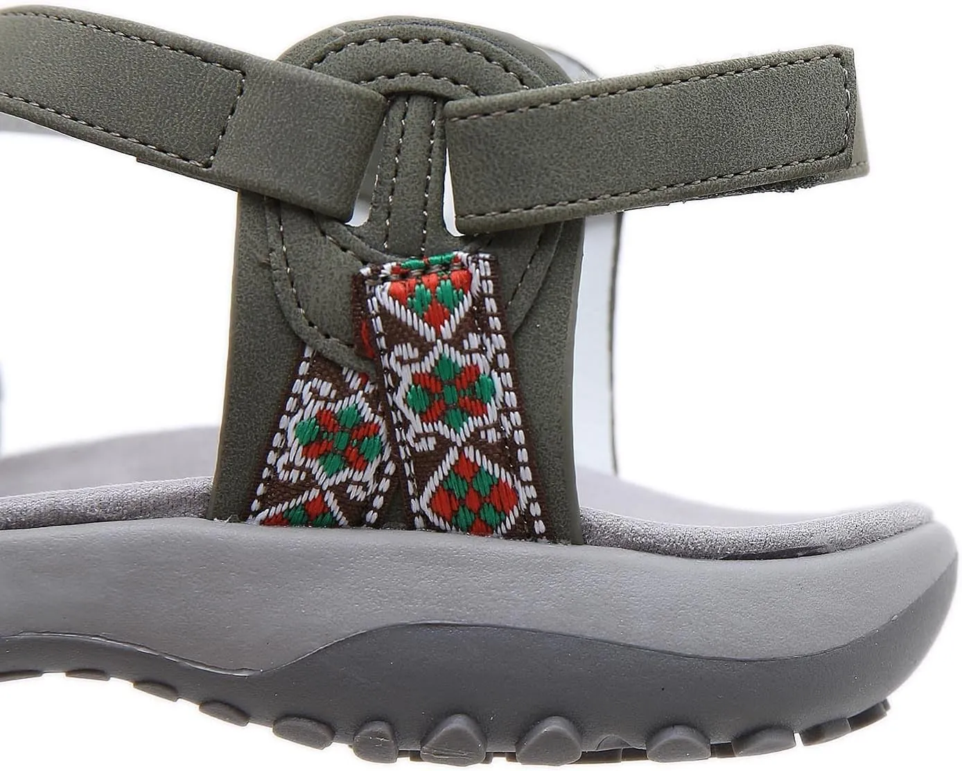 SuanlaTDS Womens Flat Walking Sandals with Arch Support Comfortable Wedge Platform Plantar Fasciitis Water Athletic Adjustable Ankle Strap Summer Beach Hiking Outdoor Orthopedic Shoes