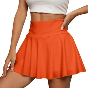 Tennis Skirts for Women Casual Summer High Waisted Pleated Flowy Golf Skirts Tummy Control Stretchy Athletic Skirt