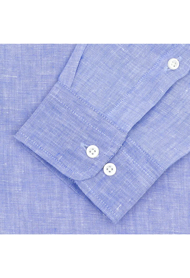 Ultra marine linen shirt - 032250-10