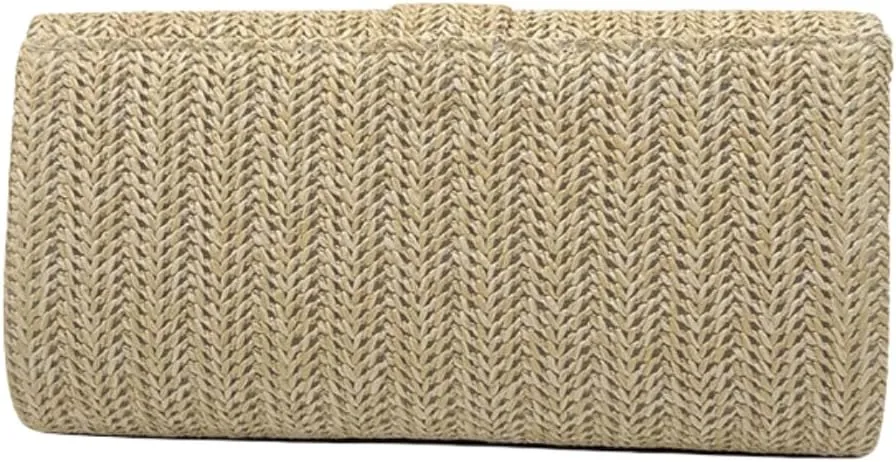 UMREN Straw Clutch Purses for Women Summer Beach Bag Boho Woven Crossbody Bag Straw Raffia Envelope Evening Handbag