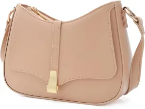 Vintage Crescent Shoulder Bag for Women - Genuine Leather Retro Clutch & Tote