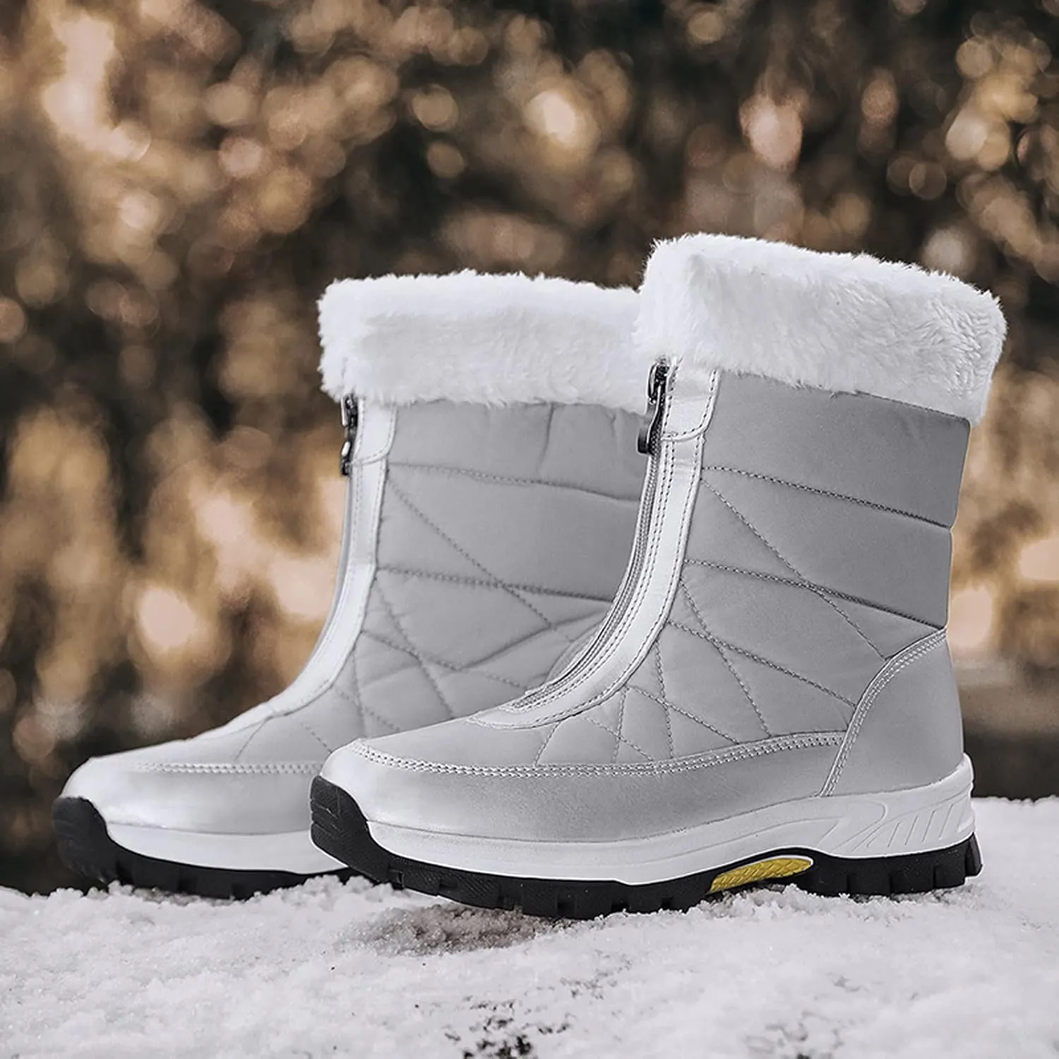 Women Snow Boots Winter Shoes 7w Womens Winter Boots Size 12 Wide Calf Womens Snow Boots Wide Leg Winter Boots Women Size 11w Womens Warm Winter Boots Wide
