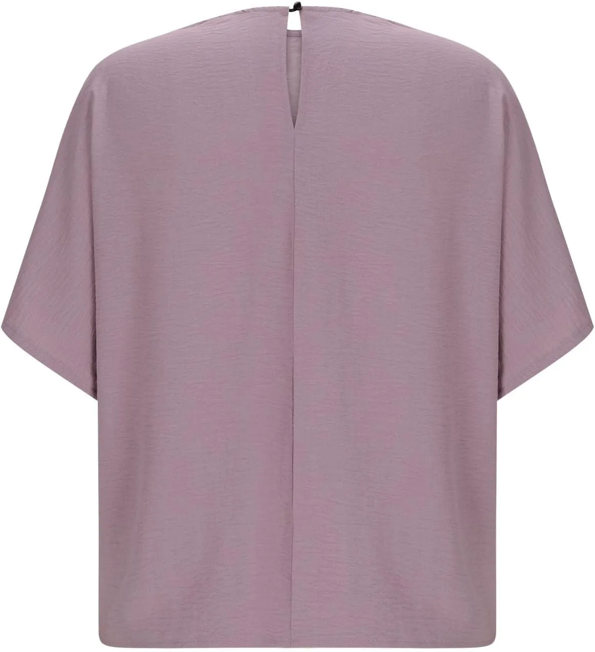 Womens Batwing Sleeve Knot Side Tie Round Neck Blouse Dressy Casual Summer Loose Keyhole Back Shirts Beach Vacation Top