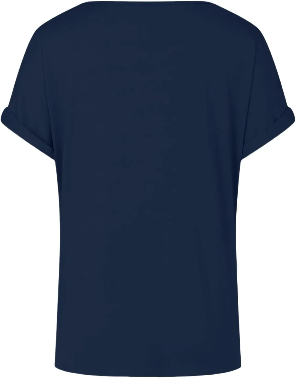 Women's Comfy Casual Summer Tops Short Sleeve V Neck Blouses T Shirts Twist Knot Basic Tees