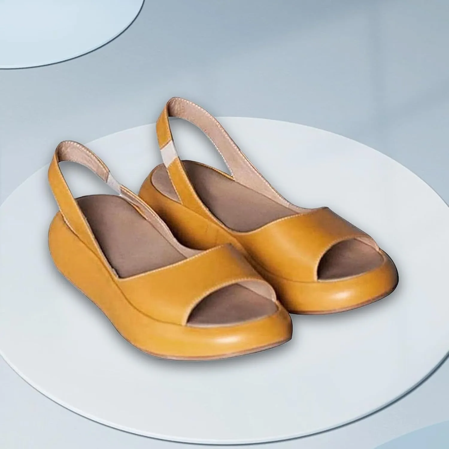 Women's Comfy Flat Dress Sandals Casual Platform Orthotic Shoes Summer Orthopedic Sport Soft Cushion Foam Comfortable Wide Fit Recovery Athletic Travel Dressy Arch Support Walking Sandal