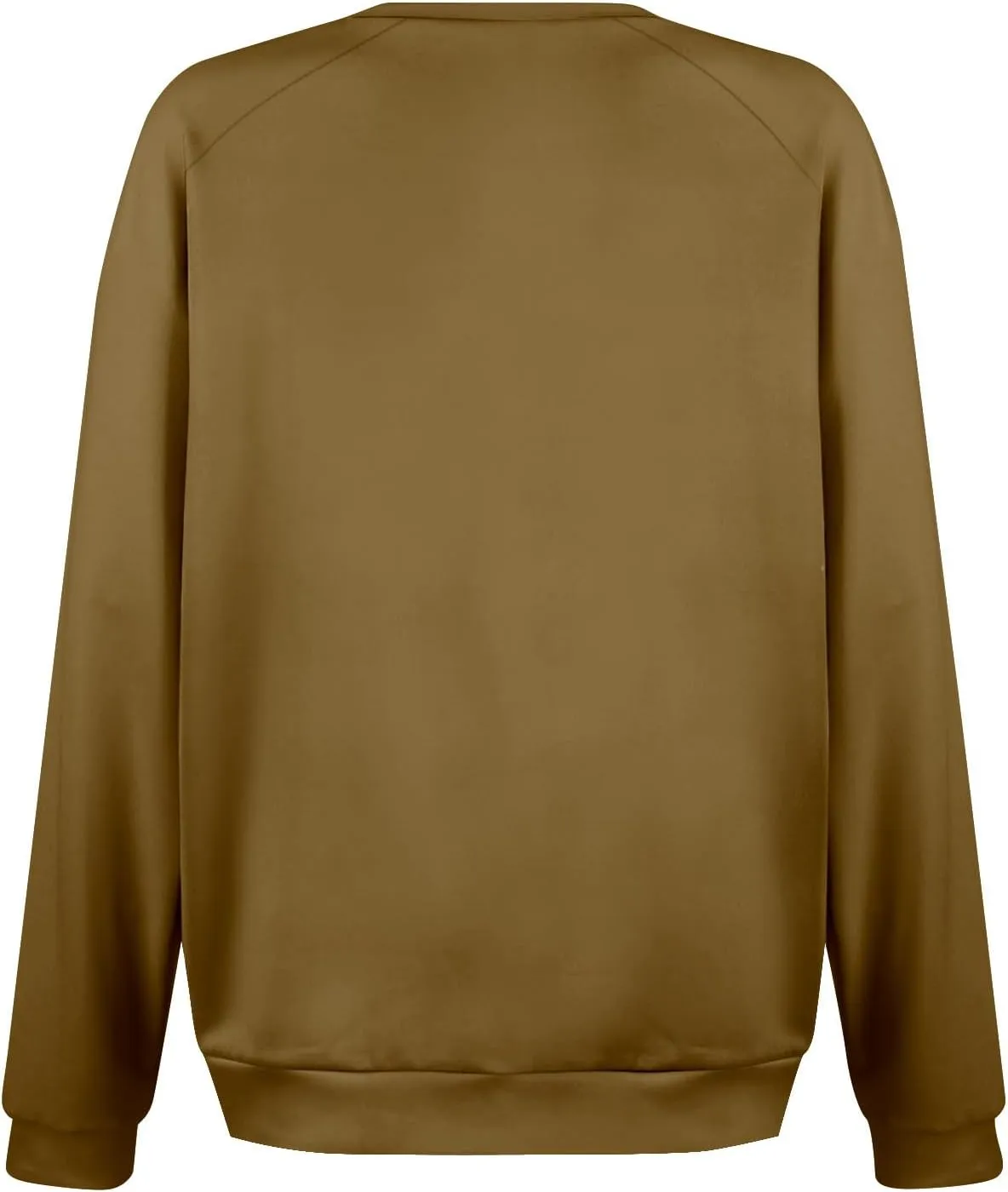 Womens Crewneck Sweatshirt Raglan Sleeve Pullover Sweatshirts No Hood Loose Fit Sweat Shirts Fall Outfits with Pocket
