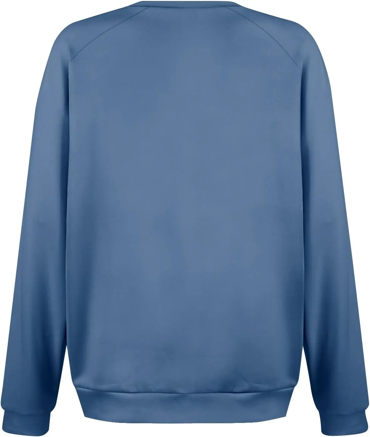 Womens Crewneck Sweatshirt Raglan Sleeve Pullover Sweatshirts No Hood Loose Fit Sweat Shirts Fall Outfits with Pocket