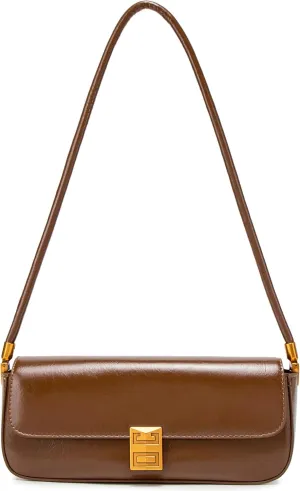 Womens Shoulder Bag, Retro Burgundy Handbag, Small Clutch Purse Spring Bags for Women 2025