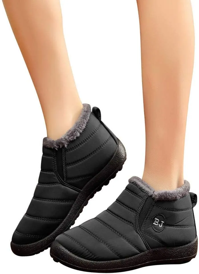 Womens Winter Boots Waterproof Wide Leg Women Snow Booties Cute Tall Winter Boots for Women Tall Snow Boots for Women Cute Botas De Invierno Mujer Oferta