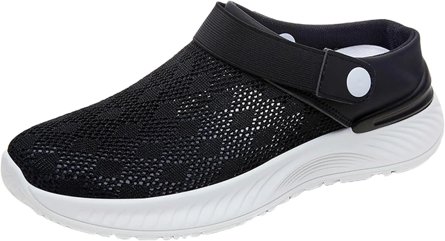 Women's Woven Orthopedic Breathable Shoes Go Walking Slip on Diabetic Foam Shoes Hands Free Slip in Sneakers Arch Support